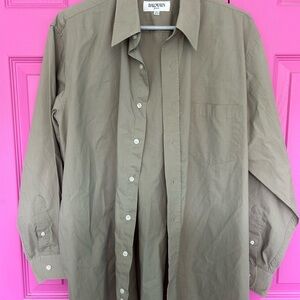 Balmain Olive Button Down Shirt